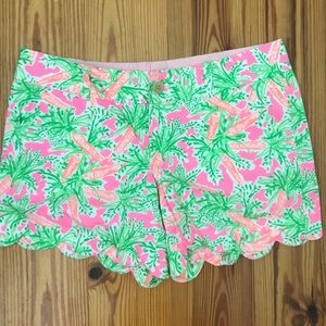 Lilly Pulitzer Buttercup Scalloped Short